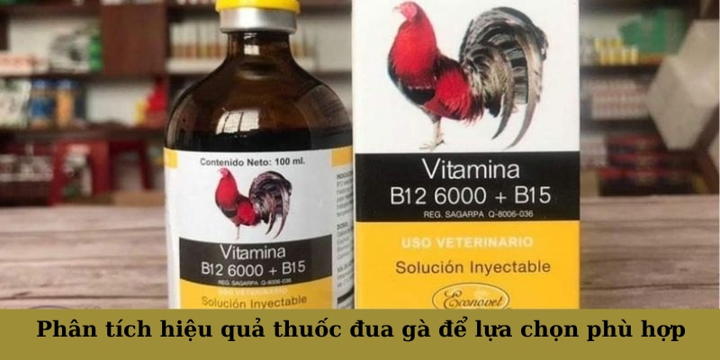 Phân tích hiệu quả thuốc đua gà để lựa chọn phù hợp